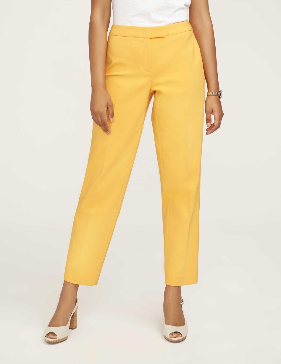 Pantalons Anne Klein Coton Double Weave Bowie Pant- Clearance   | LCU-2016673